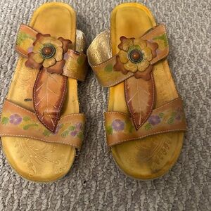 Floral Embellished Sandals